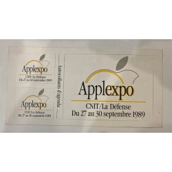 Stickers AppleExpo 1989 au CNIT à la Défense