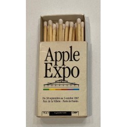 Boite d'allumettes AppleExpo 1987 à la Villette