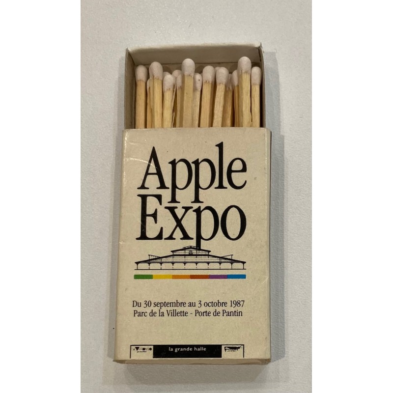 Boite d'allumettes AppleExpo 1987 à la Villette